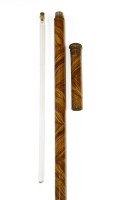 Lot 231 - A gentlemen's refreshment walking stick
