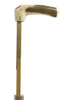 Lot 259 - A malacca horse measuring cane