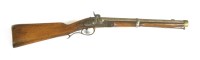 Lot 205 - A short barrelled percussion cap musket