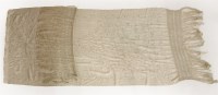 Lot 1290 - A cream silk shawl
