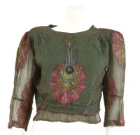 Lot 1294 - A Victorian wedding shawl