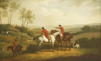 Lot 389 - Daniel Clowes (1774-1829)
A HUNTING SCENE
Signed l.l.