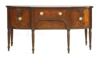 Lot 294 - A Regency breakfront mahogany sideboard