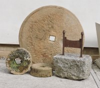 Lot 658 - Three mill stones