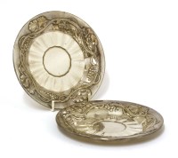 Lot 304 - A pair of Georg Jensen silver dishes