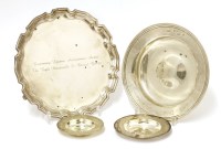 Lot 316 - A modern silver salver