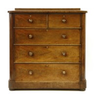 Lot 429A - A large 19th century mahogany chest of drawers