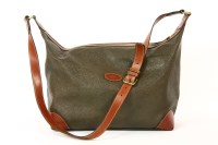 Lot 1217 - A Mulberry mole and cognac Scotch grain leather shoulder bag