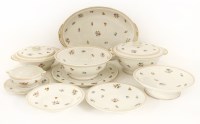 Lot 128 - An extensive Limoges part dinner service