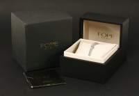 Lot 426 - An 18ct white gold 'Flex it' bracelet
