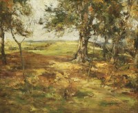 Lot 312 - Harry MacGregor (fl.1894-1934)
A WOODED LANDSCAPE
Signed and dated 1914 l.l.