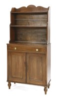 Lot 359A - A Georgian mahogany dwarf bookcase