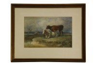Lot 335 - ...Longsdon
CATTLE GRAZING BY A STREAM
Signed l.r.