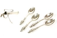 Lot 72 - A novelty golf bag with four golf club tooth picks