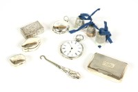 Lot 71 - A collection of silver items