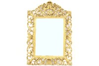 Lot 348 - A large George III-style wall mirror