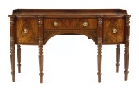 Lot 354 - A George III mahogany sideboard