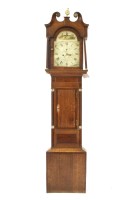 Lot 346 - A George III eight day longcase clock