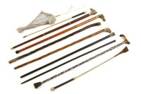 Lot 285 - A quantity of walking/swagger sticks