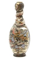 Lot 274 - A 19th century Satsuma vase