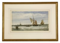 Lot 323A - John Francis Salmon (1808-1886)
VESSELS AT SEA
Watercolour
24 x 46cm