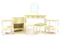 Lot 426 - A painted bedroom suite