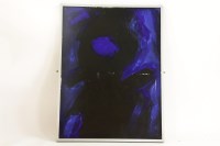 Lot 515 - Terence Donovan (British 1936-1996)
A large abstract acrylic on canvas in blue and black
Signed and dated to verso
121cm x 90cm