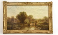 Lot 521 - George Gregory
LANDSCAPE WITH COWS IN STREAM
Signed and dated 1908 l.l.