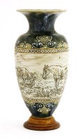 Lot 41 - A Royal Doulton stoneware vase