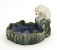 Lot 44 - A Doulton Lambeth stoneware soap dish