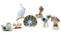 Lot 276 - A quantity of Herend porcelain figures