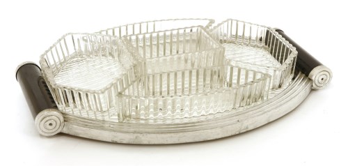 Lot 336 - An Art Deco mirrored tray