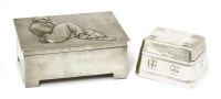 Lot 13 - A Secessionist plated box