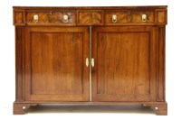 Lot 384 - A Regency mahogany side cabinet