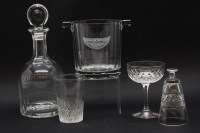 Lot 434 - A quantity of glassware to include decanters etc.