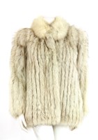 Lot 1363 - A Norwegian blue fox fur jacket