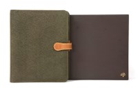 Lot 1309 - A Mulberry mole and cognac Scotch grain planner
