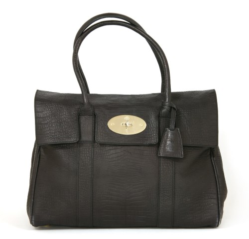 Lot 1076 - A Mulberry 'Bayswater' limited edition alligator embossed leather handbag
