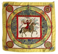 Lot 1444 - An Hermès silk scarf
