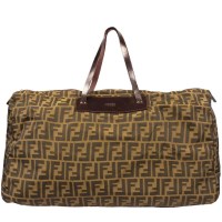 Lot 1286 - A Fendi monogram canvas overnight holdall
