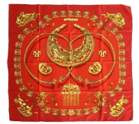 Lot 1446 - An Hermès silk scarf