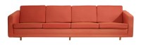 Lot 491 - A very large four-seater Danish sofa
