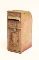 Lot 380 - A George VI hanging metal Royal Mail letter box