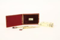 Lot 189 - Ivory items