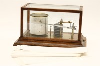 Lot 477 - An oak cased barograph