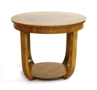 Lot 289 - An Art Deco walnut occasional table