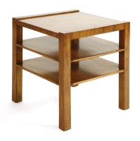 Lot 276 - An Art Deco three-tier table