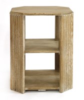 Lot 277 - A limed oak book table