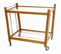 Lot 288 - An Art Deco oak two-tier trolley