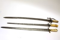 Lot 483 - Three 18th century German swords